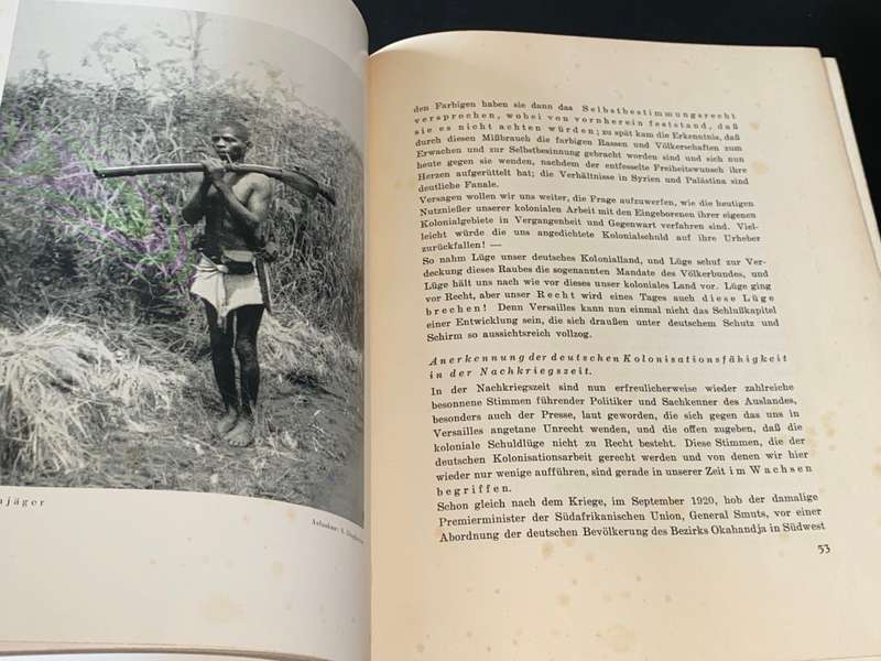 KOLONIEN IM DRITTEN REICH DR H.W. BAUER 1936