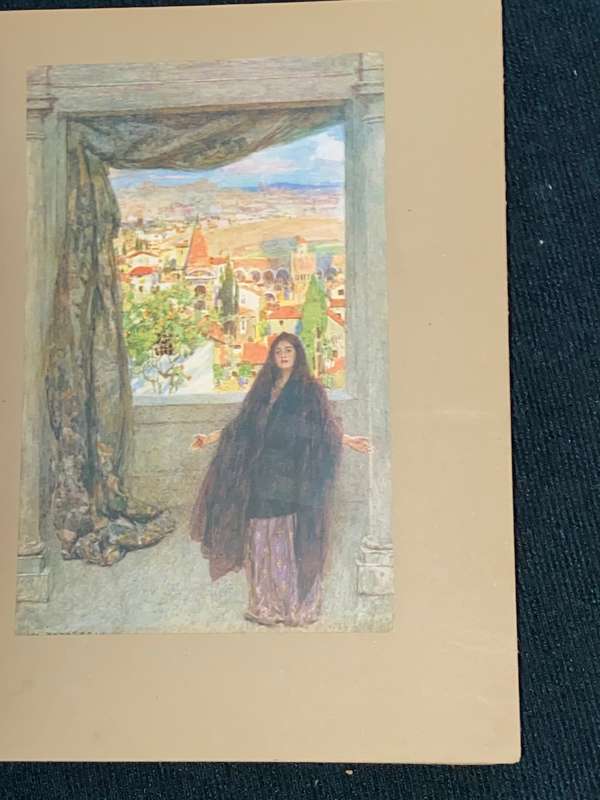 SHAKESPEARE`S TRAGEDY OF ROMEO AND JULIET WITH ILLUSTRATIONS OF W. HATHERELL EX-LIB