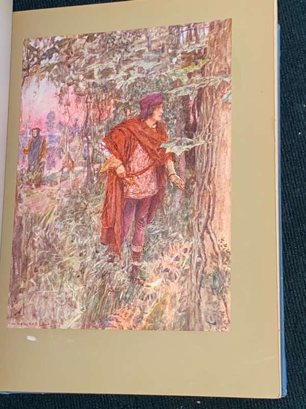 SHAKESPEARE`S TRAGEDY OF ROMEO AND JULIET WITH ILLUSTRATIONS OF W. HATHERELL EX-LIB