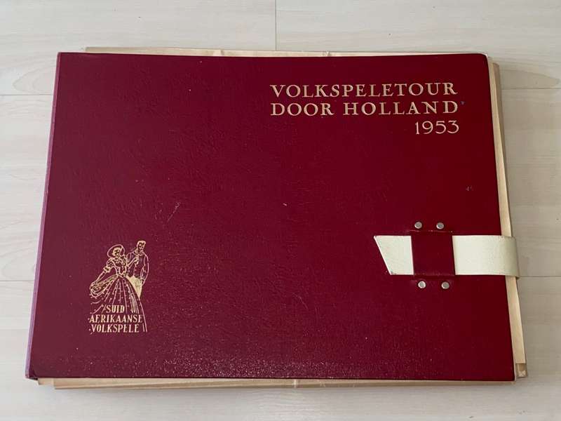 SUID - AFRIKAANSE VOLKSPELE VOLKSPELETOUR DOOR HOLLAND 1953