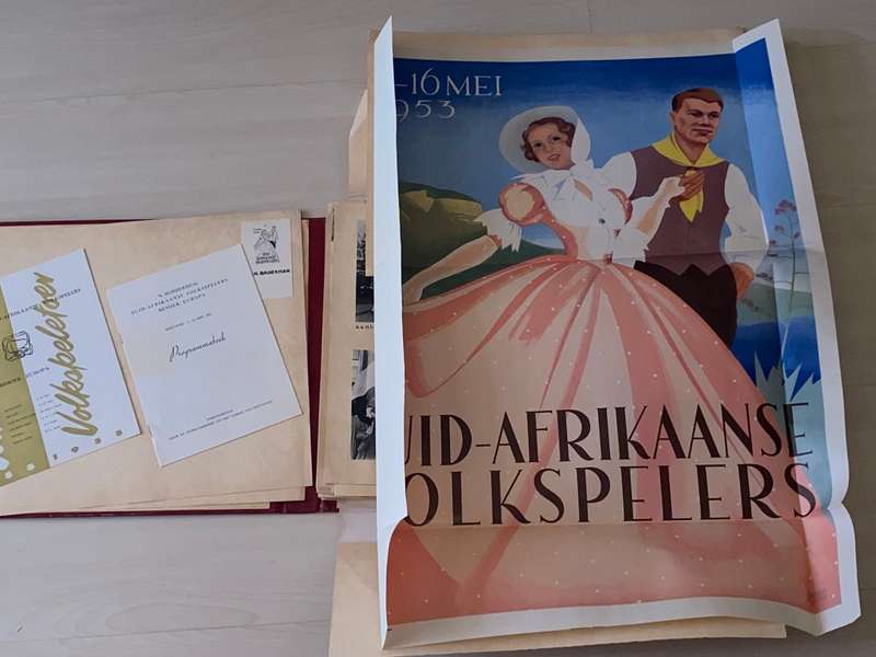 SUID - AFRIKAANSE VOLKSPELE VOLKSPELETOUR DOOR HOLLAND 1953