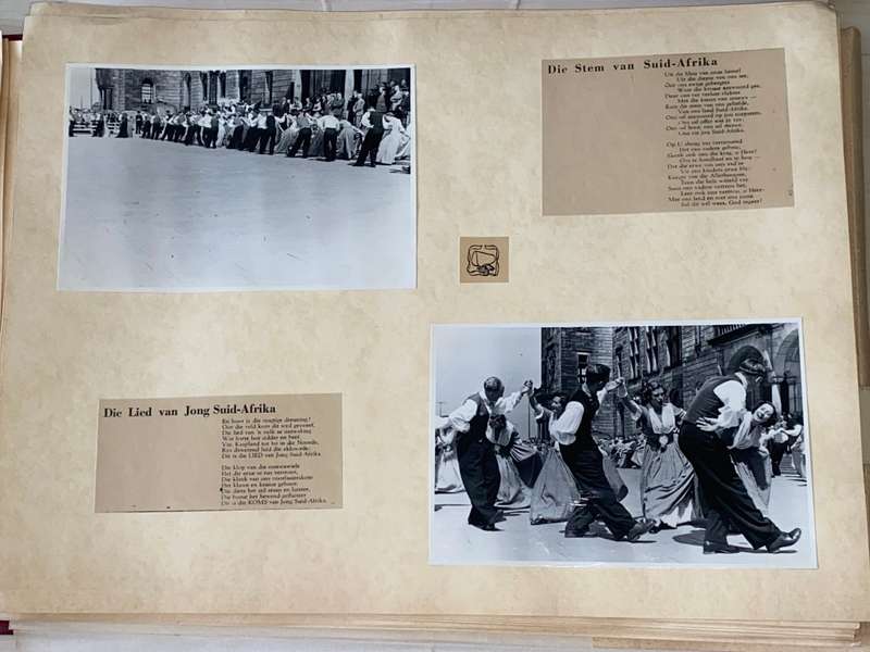 SUID - AFRIKAANSE VOLKSPELE VOLKSPELETOUR DOOR HOLLAND 1953