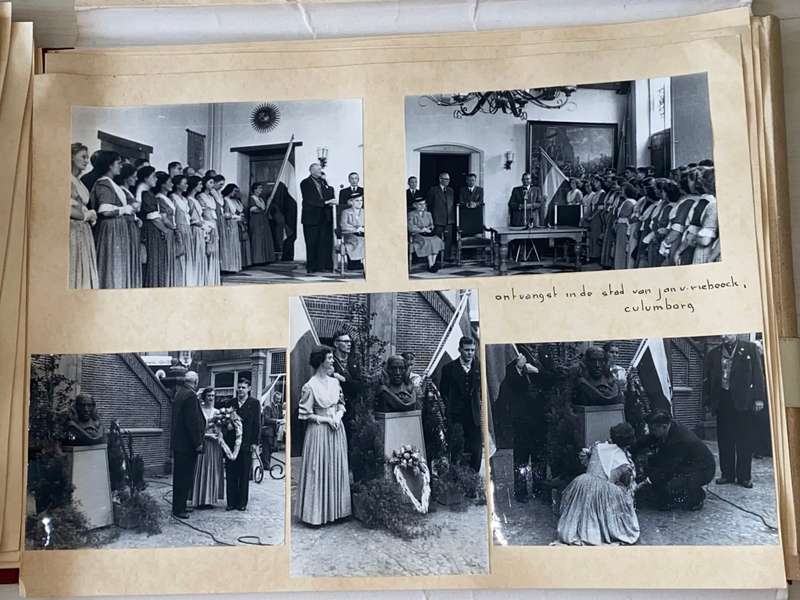 SUID - AFRIKAANSE VOLKSPELE VOLKSPELETOUR DOOR HOLLAND 1953