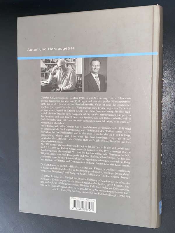 MEIN FLUGBUCH ERINNERUNGEN 1938-2004 GUNTHER RALL SIGNED