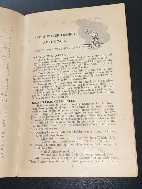 FRESH WATER FISHING AT THE CAPE BY A. CECIL HARRISON 1949 THE CAPE PISCATORIAL SOCIETY