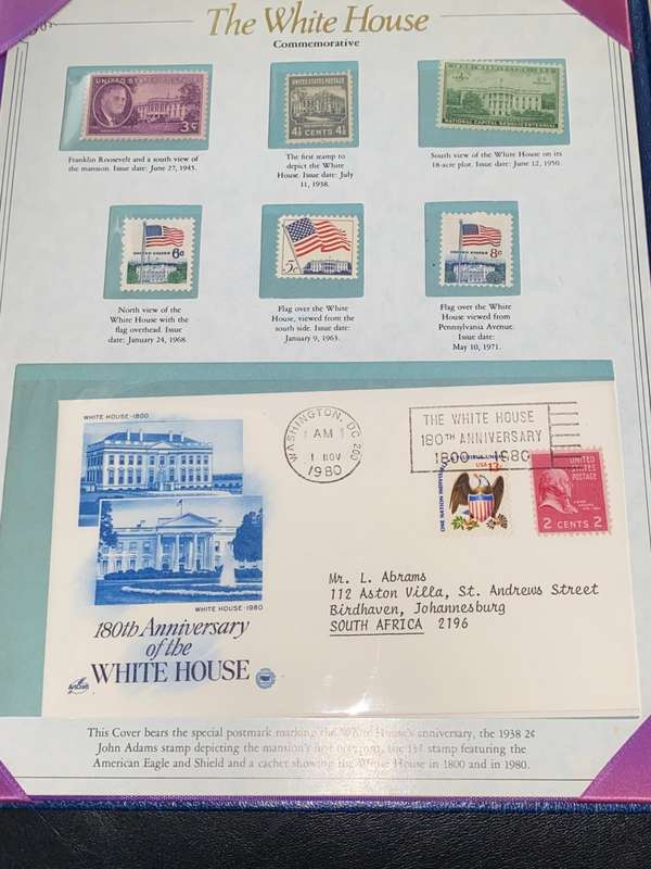 THE WHITE HOUSE COMMEMORATIVE 1980 FOLDER