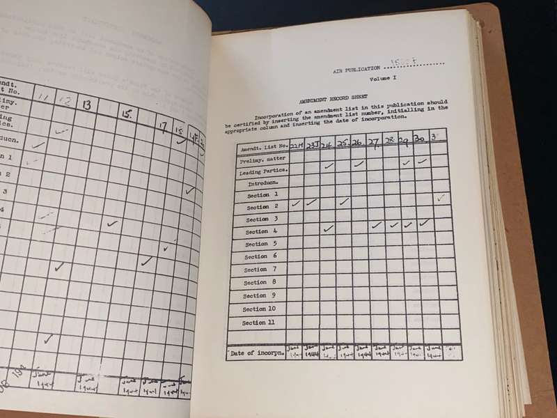 SPITFIRE IIA AND IIB AEROPLANES MERLIN XII ENGINE AIR PUBLICATION 1565 B VOLUME 1