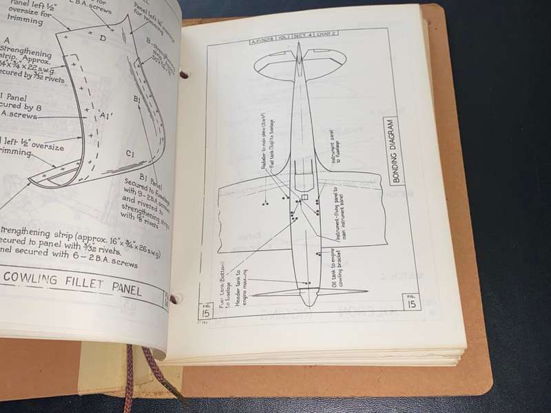 SPITFIRE IIA AND IIB AEROPLANES MERLIN XII ENGINE AIR PUBLICATION 1565 B VOLUME 1
