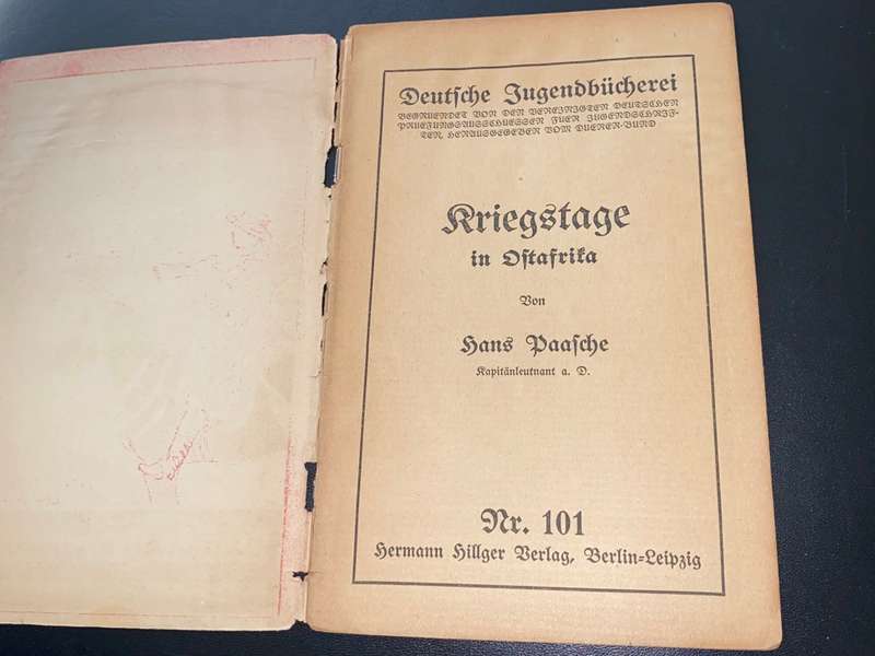 KRIEGSTAGE ON OSTAFRIKA VAN HANS PAASCHE NR. 101