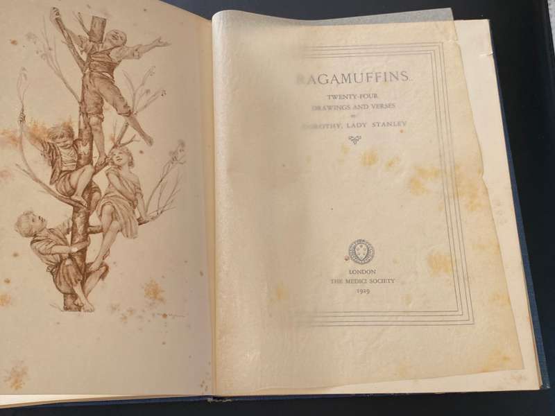 RAGAMUFFINS TWENTY-FOUR DRAWINGS AND VERSES BY DOROTHY, LADY STANLEY 1929