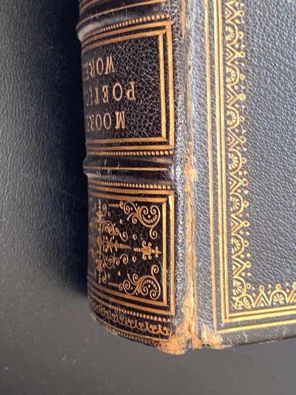 THE POETICAL WORKS OF THOMAS MOORE COMPLETE IN ONE VOLUME 1860