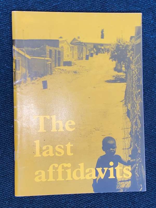THE LAST AFFIDAVITS 1987