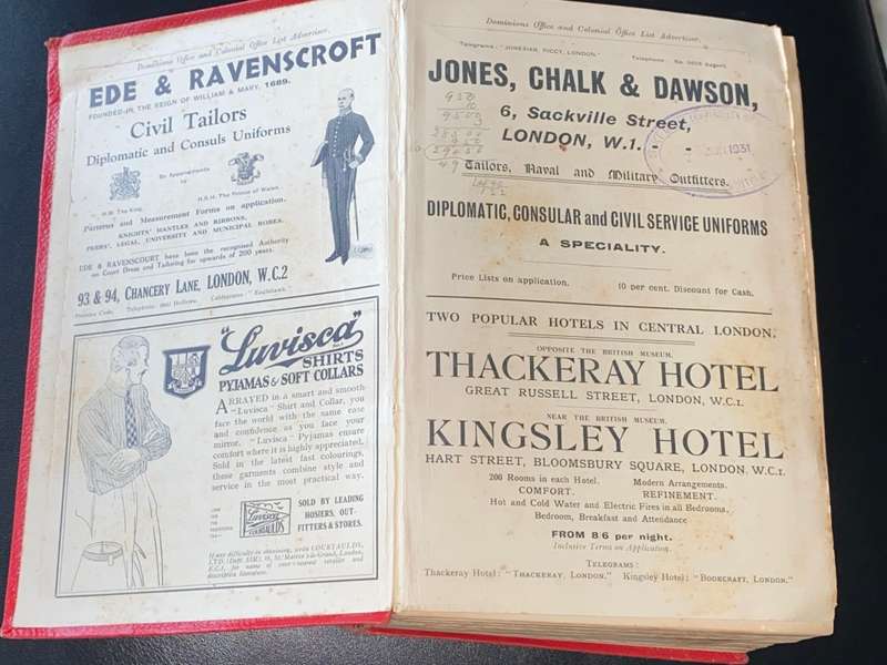 THE DOMINIONS OFFICE AND COLONIAL OFFICE LIST 1931