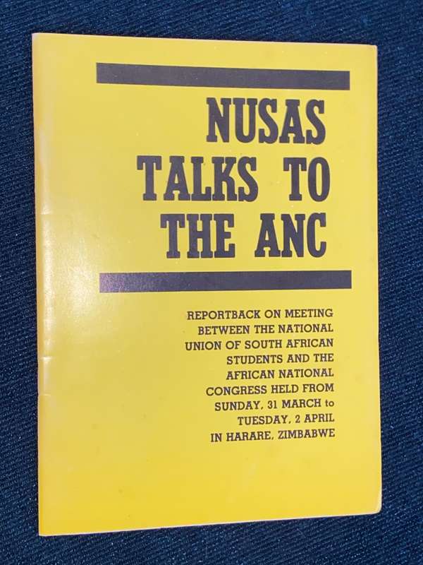 NUSAS TALKS TO THE ANC