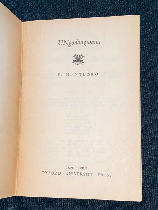 UNGODONGWANA BY P.M. NTLOKO