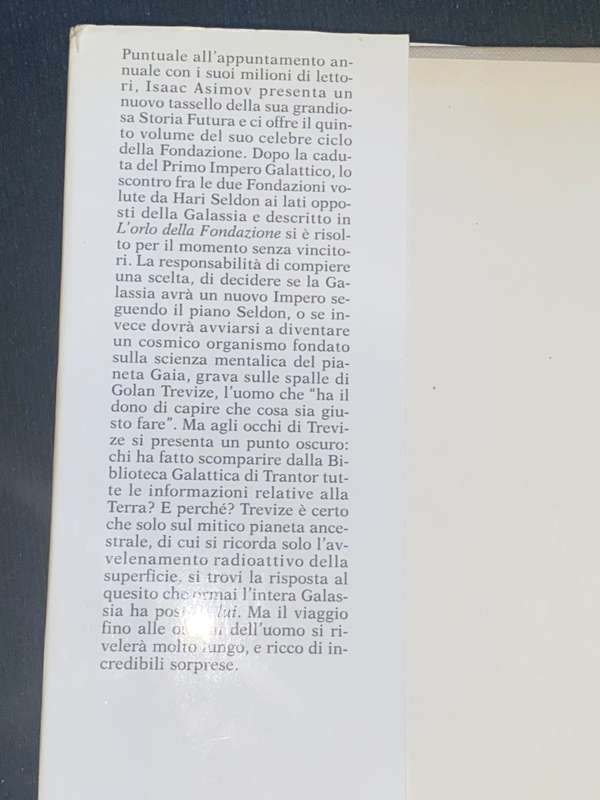 ISAAC ASIMOV FONDAZIONE E TERRA 1981