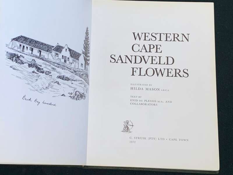 WESTERN CAPE SANDVELD FLOWERS SUBSCRIBERS EDITION 1972