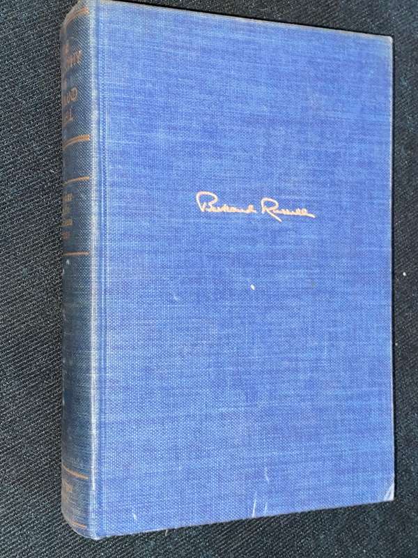 THE PHILOSOPHY OF BERTRAND RUSSELL - THE LIBRARY OF LIVING PHILOSOPHERS VOL FIVE 1944