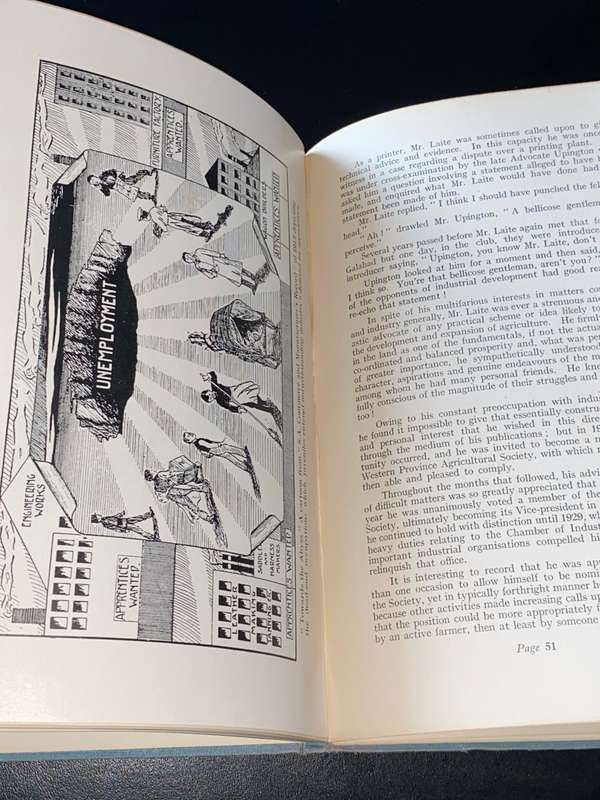 PORTRAIT OF A PIONEER THE LIFE AND WORK OF WILLIAM JAMES LAITE 1863-1942 BY HAROLD J. LAITE SIGNED