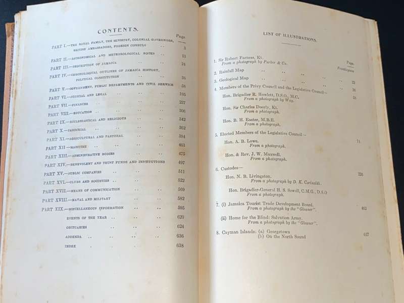 THE HANDBOOK OF JAMAICA 1937-38 BY FRANK CUNDALL