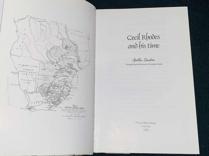 CECIL RHODES AND HIS TIME BY APOLLON DAVIDSON