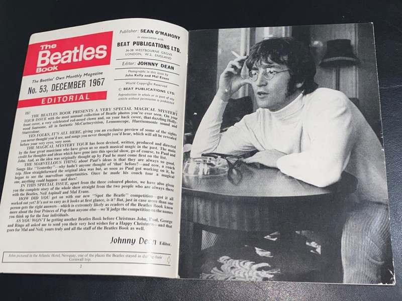 THE BEATLES MONTHLY BOOKS NO. 47, 53, 75, 76, 77