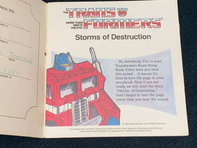 TRANSFORMERS STORMS OF DESTRUCTION