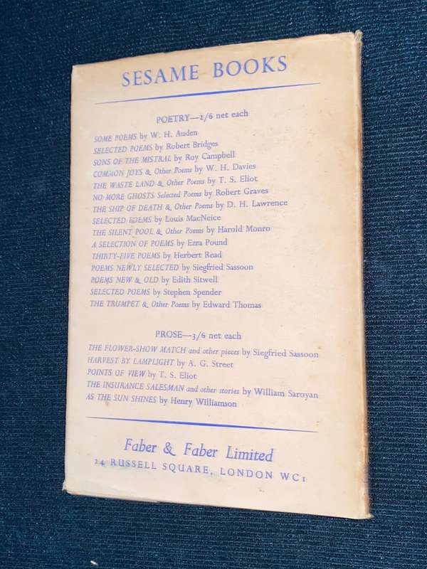 POEMS NEW & OLD BY EDITH SITWELL
