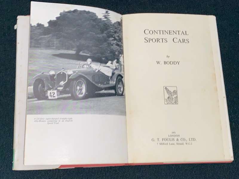CONTINENTAL SPORTS CARS BY W. BODDY