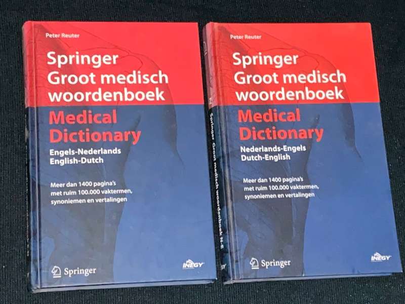 SPRINGER MEDICAL DICITONARY ENGLISH - DUTCH / DUTCH - ENGLISH 2 VOLS