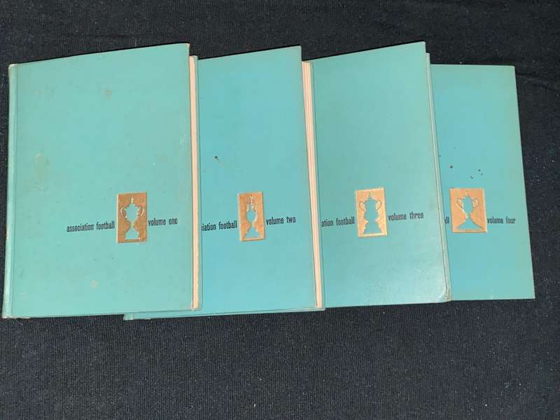 ASSOCIATION FOOTBALL EDITED BY A.H. FABIAN 4 VOLUMES 1961