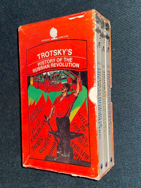 TROTSKY`S HISTORY OF THE RUSSIAN REVOLUTION 3 VOL PAPERBACK SET
