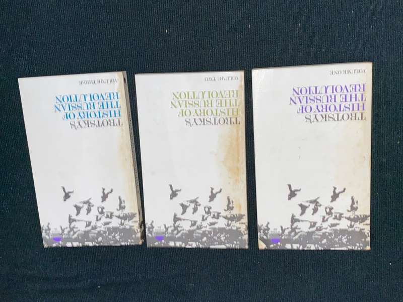 TROTSKY`S HISTORY OF THE RUSSIAN REVOLUTION 3 VOL PAPERBACK SET