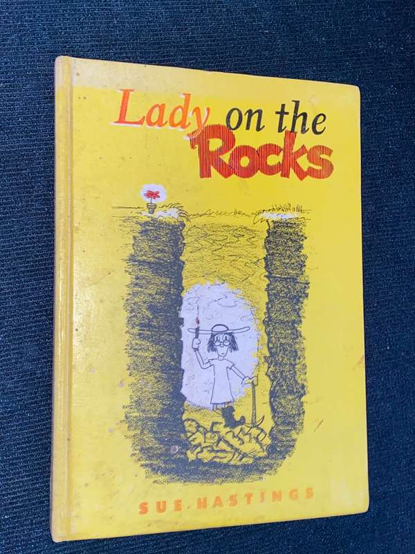 LADY ON THE ROCKS BY SUE HASTINGS SIGNED