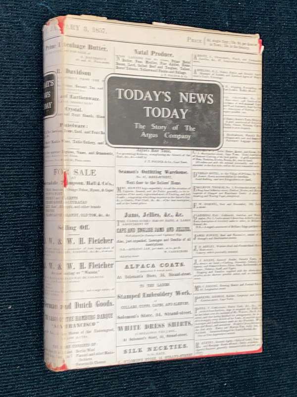 TODAY`S NEWS TODAY THE STORY OF THE ARGUS COMPANY 1956