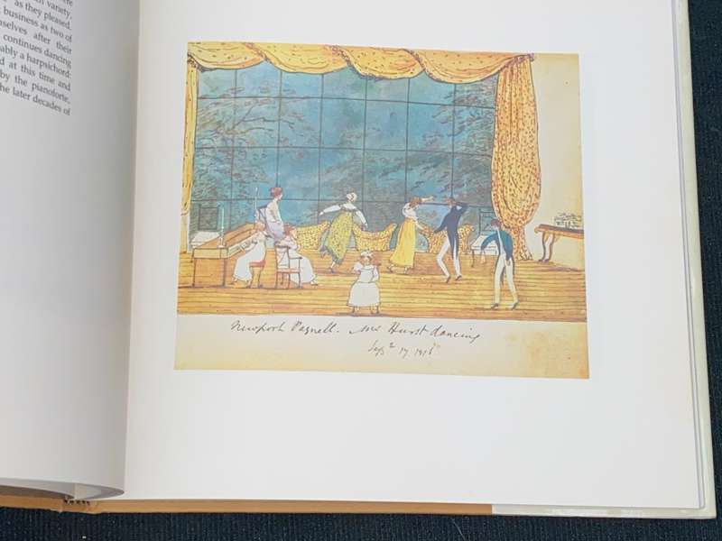 MRS HURST DANCING & OTHER SCENES FROM REGENCY LIFE 1812-1823 WATERCOLOURS BY DIANE SPERLING