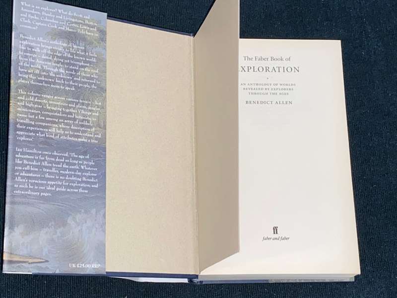THE FABER BOOK OF EXPLORATION EDITED BY BENEDICT ALLEN