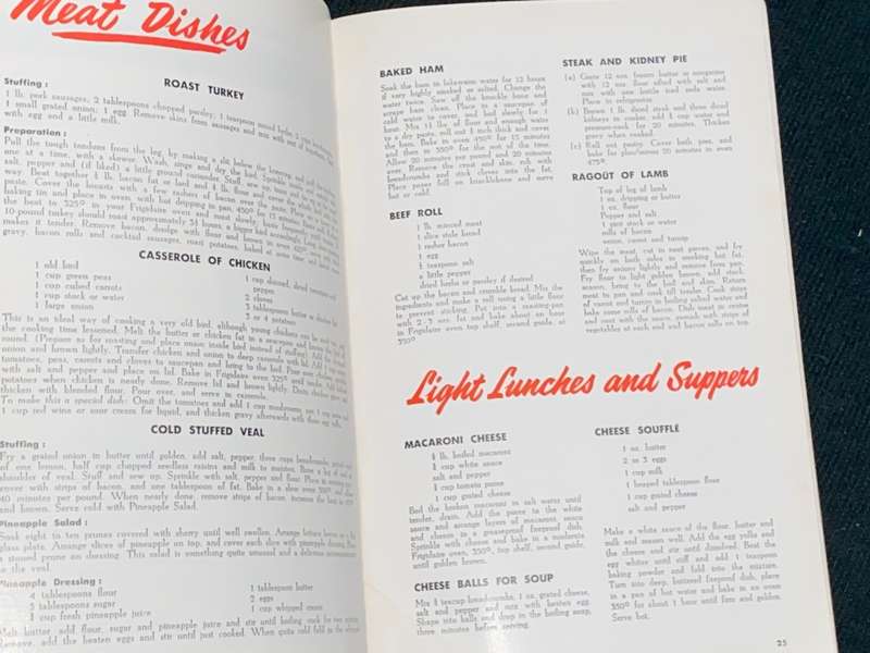 FRIDGIDAIRE ELECTRIC STOVES INSTRUCTION MANUAL WITH RECIPES