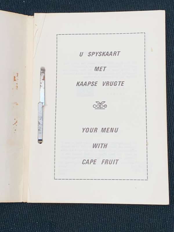 CAPE FRUIT RECIPES