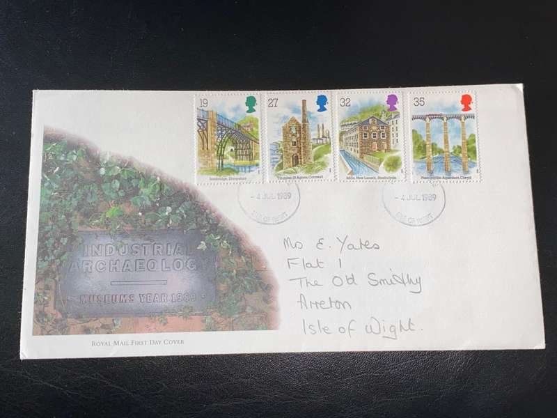 ROYAL MAIL INDUSTRIAL ARCHAEOLOGY FIRST DAY COVER JULY 1989