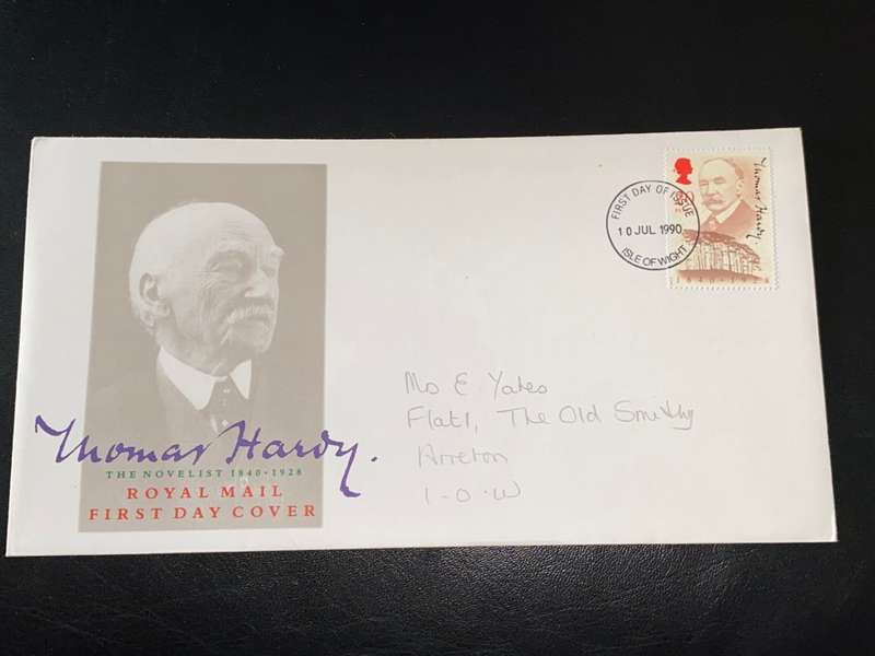 ROYAL MAIL THOMAS HARDY FIRST DAY COVER JULY 1990