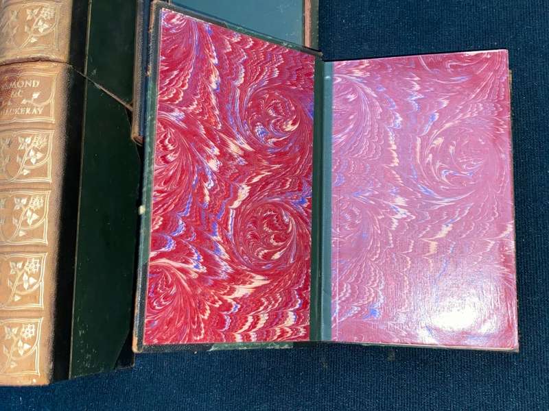 WILLIAM MAKEPEACE THACKERAY CAXTON LONDON 13 VOLUMES CIRCA 1900