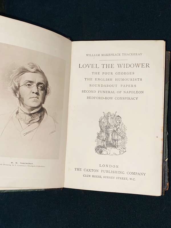 WILLIAM MAKEPEACE THACKERAY CAXTON LONDON 13 VOLUMES CIRCA 1900