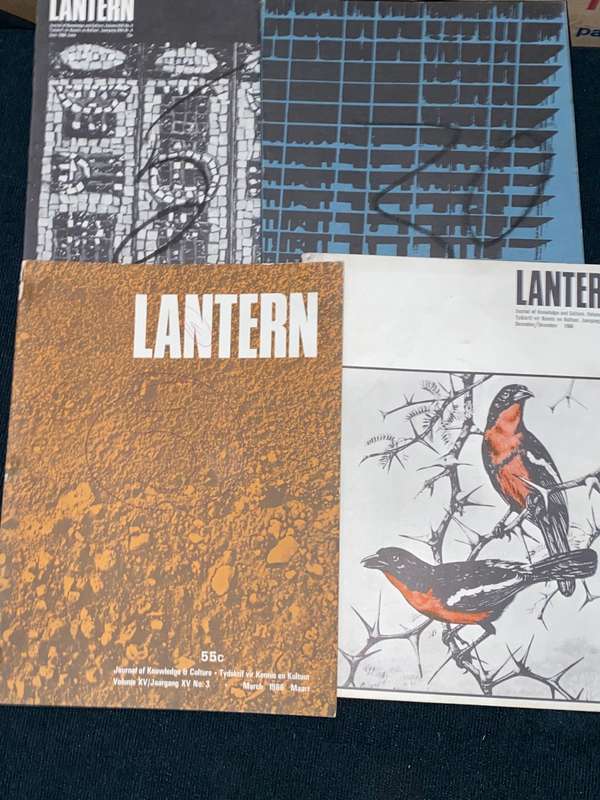 LANTERN x 4 ISSUES WITH MARKS AND DAMAGE 1960`S