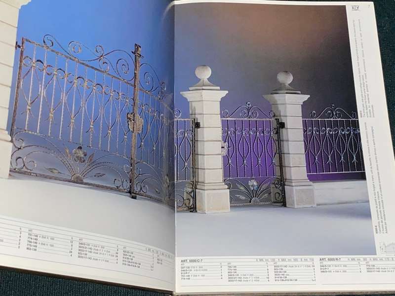 RIK-FER ITALY FORGED IRON ELEMENTS FOR GATES, RAILINGS AND WINDOW GRATES