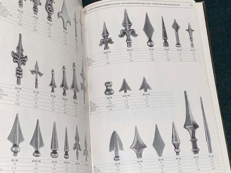 RIK-FER ITALY FORGED IRON ELEMENTS FOR GATES, RAILINGS AND WINDOW GRATES