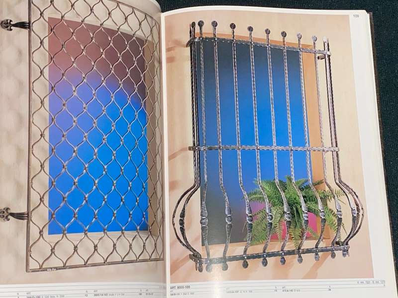 RIK-FER ITALY FORGED IRON ELEMENTS FOR GATES, RAILINGS AND WINDOW GRATES