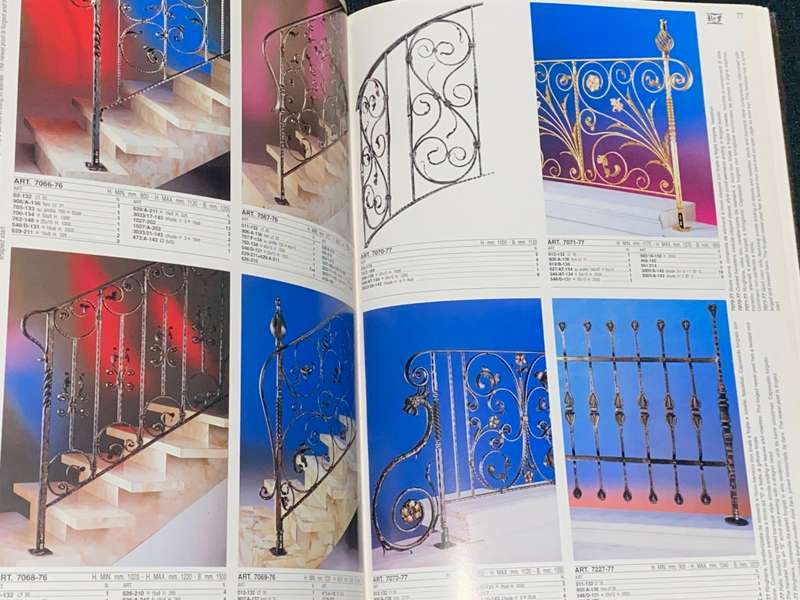 RIK-FER ITALY FORGED IRON ELEMENTS FOR GATES, RAILINGS AND WINDOW GRATES
