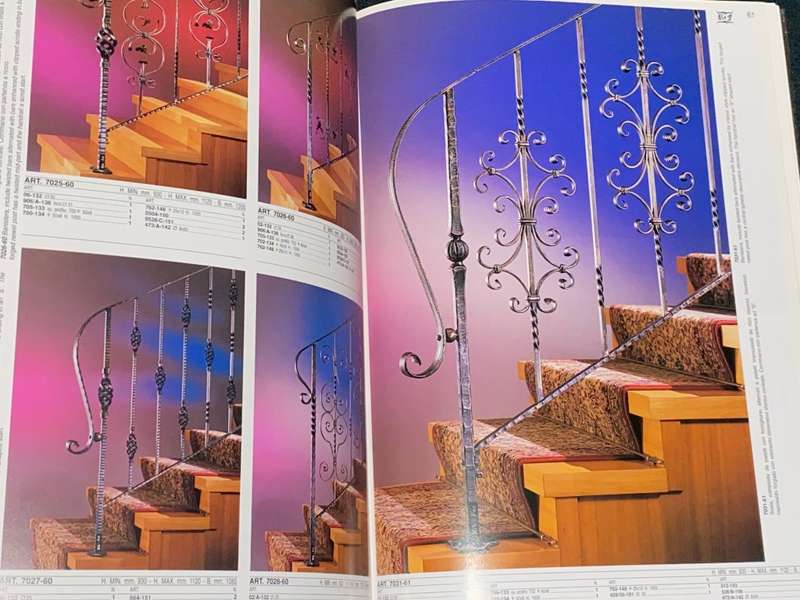 RIK-FER ITALY FORGED IRON ELEMENTS FOR GATES, RAILINGS AND WINDOW GRATES