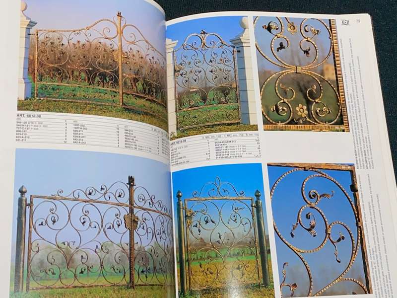 RIK-FER ITALY FORGED IRON ELEMENTS FOR GATES, RAILINGS AND WINDOW GRATES